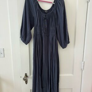 Madewell Navy Blue Maxi Dress